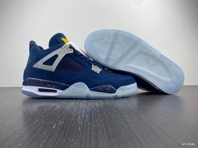 1st Kicks Shoes Air Jordan 4 AJ4-1036660 (PE) Michigan Retro 0706